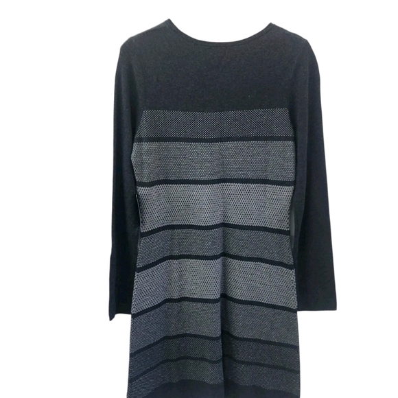 Cynthia Rowley Charcoal Gray Sweater Dress Womens Size Large New NWT - Picture 5 of 8